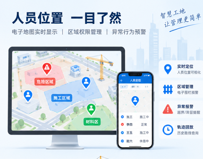 智慧工地人员定位系统有哪些功能